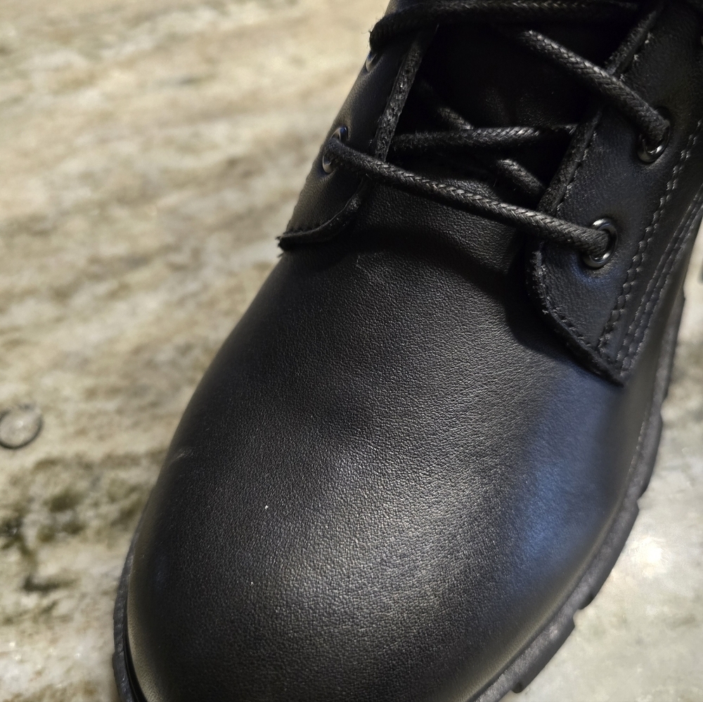Steve Madden Black Lace-Up Women's Boots - Picture 6 of 10